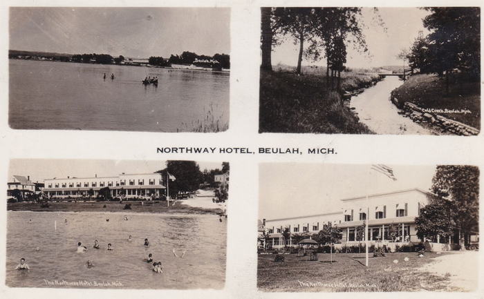 Northway Hotel (Northway Inn) - Old Postcard